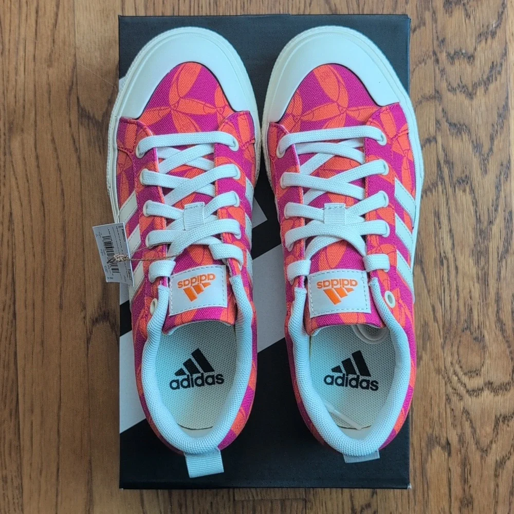 NIB FARM Rio Bravada 2.0 Platform Sneaker Adidas Collab Women's Size 7 Tucan